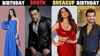 Bobby Deol South Entry  Arjun Bijlani Birthday  Malaika Arora Breakup  Ananya Panday Birthday [upl. by Ganiats833]