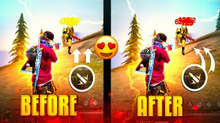 New One Tap Headshot Trick Handcam 😈 M1887  M1014  New Headshot Setting Free Fire [upl. by Deloris]