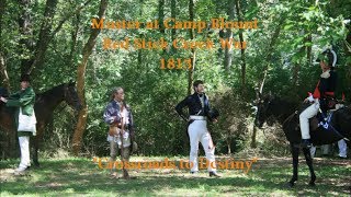 Camp Blount 1813 Andrew Jackson Davy Crockett Sam Houston with patriotic music [upl. by Yeung]