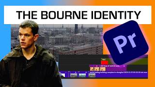 Movie Edit Breakdown in Premiere Pro The Bourne Identity [upl. by Loggins]