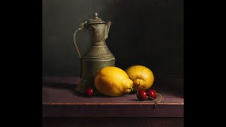 Classic still life with lemons time lapse [upl. by Mandel]