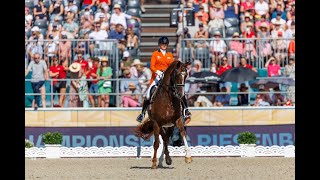 Marlies van Baalen amp Habibi DVB Grand Prix Freestyle FEI Dressage EC Riesenbeck 2023 [upl. by Ylreveb]