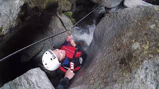 Switzerland Canyoning with Outdoor Interlaken  look about lindsey [upl. by Caine]