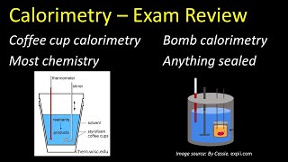 Calorimetry Bomb Calorimetry Constant Pressure Calorimetry  FULL Review for Exams [upl. by Liddie993]