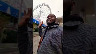 Starting of Christmas Market in Nottingham travel shortvideo [upl. by Anirtik540]