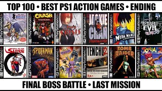 Top 100 Final Boss Action Games For PS1  Best PS1 Games [upl. by Sylas]