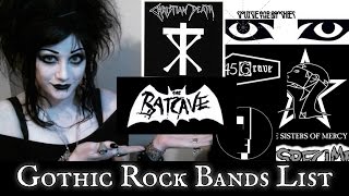 Gothic Rock Bands List  Black Friday [upl. by Delphinia]