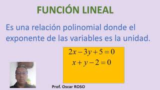 FUNCION LINEAL COMO GRAFICARLA y sus CARACTERISTICAS [upl. by Yreffej]