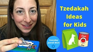 Tzedakah Ideas For Kids  Teaching Charitable Giving  PJ Library Tzedakah Box [upl. by Everett734]