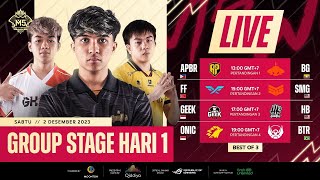 LIVE  HARI KE1  Fase Grup Kejuaraan Dunia M5  ID [upl. by Manvel487]