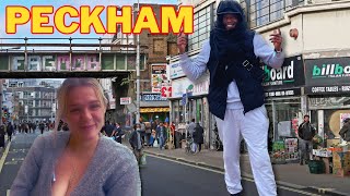 PECKHAM SOUTH LONDON English Lady 1ST Time  Exploring This Amazing Multicultural Community [upl. by Pincus534]