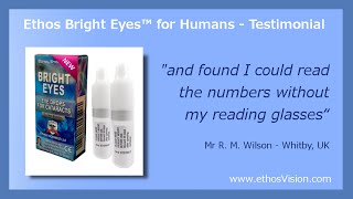 Best Eye Drops For Watery Eyes amp Cataracts  Testimonial Review Video [upl. by Aicemaj977]