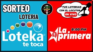 Sorteo LOTEKA TE TOCA LA PRIMERA En VIVO de hoy sabado 19 de octubre del 2024 loteka envivo [upl. by Ilatan]