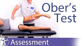 Obers Test  Iliotibial Band Tightness [upl. by Adnopoz542]