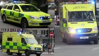 Collection Ambulances responding  London Ambulance Service [upl. by Bernette]