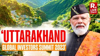 PM Modi LIVE At Global Investors Summit 2023 In Dehradun Uttarakhand [upl. by Sisile]