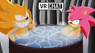 FLEETWAY SUPER SONIC AND ROSEYS NIGHT OUT IN VR CHAT [upl. by Hrutkay]