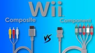 Nintendo Wii Component vs Composite Cables Comparison  Pt2 [upl. by Pam]