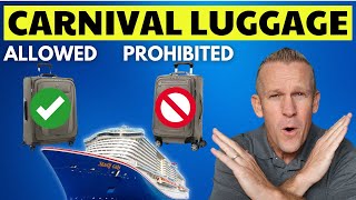 15 Carnival Cruise LUGGAGE Guidelines NEW [upl. by Ban]