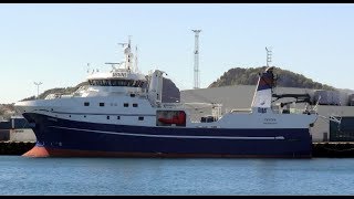 Russian Trawler PECHORA Barents Sea 2016 [upl. by Noel]