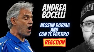 Father of 5 Reacts to Andrea Bocelli performing Nessun Dorma and Con Te Partiro at Leicester [upl. by Madea]