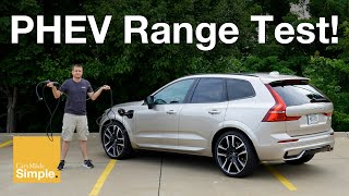 Volvo XC60 Recharge Plug In Hybrid Range Test  Impressive Results [upl. by Sorac371]