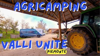 AGRICAMPEGGIO IN MONFERRATO vanlife [upl. by Surtemed481]