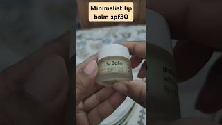 Minimalist lip balm spf30 review unboxing amazonapparel review amazonfinds [upl. by Kinney]