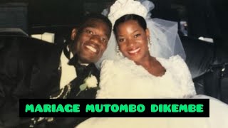 INCROYABLE MARIAGE MUTOMBO DIKEMBE WEDDING MUTOMBO AND ROSE  USA 1996  REST AND PEACE [upl. by Anner119]