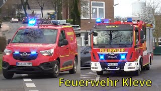 KEF  MLF Freiwillige Feuerwehr Kleve auf Einsatzfahrt [upl. by Joey]