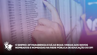 Sinpro dá boasvindas aos novos nomeados e nomeadas do magistério público [upl. by Anyad]