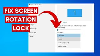 How To Fix Screen Rotation Lock Grayed Out on Windows 11  10 [upl. by Baskett141]