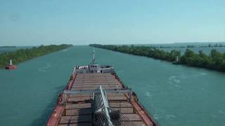 Great Lakes Sailing  StClair amp Detroit Rivers HD timelapse [upl. by Amary]