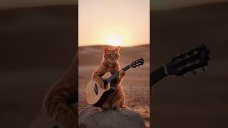 Rockin’ Everywhere Cat Shreds Guitar Across Town [upl. by Schoenfelder]