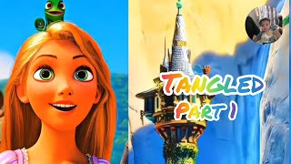 tangled Hindi animated movie part 1 [upl. by Haraj]