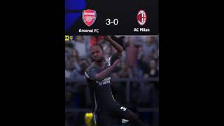 Arsenal vs Milan Pardon kastıfootball edit [upl. by Tillio]