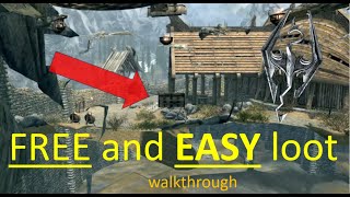 How to get EASY GOLD in Skyrim [upl. by Nevak]