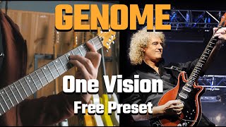 Two Notes Genome  Queen  One Vision Free Preset NAM [upl. by Towroy736]