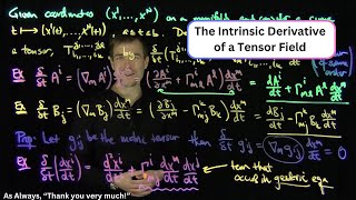 The Instrinsic Derivative of a Tensor Over a Curve [upl. by Arlen536]