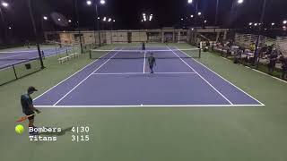 40 div  Baseline Bombers vs Nissan Titans 09172024  Guam tennis [upl. by Oflodur]