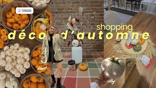 🍂 ACHATS DÉCO DAUTOMNE au Canada 🍂 ⎸ Journée shopping  Haul 2024 🧡 [upl. by Tuhn976]