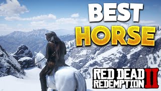 Red Dead Redemption 2 Best Horse How To Get Arabian White Coat Horse Location RDR2 Best Horse [upl. by Nosnarb]