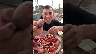 Fisherman eating seafood delicious short 44 [upl. by Lazar]