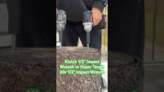 Klutch 12” Impact Wrench vs Hyper Tough 20v 12” Impact Wrench impactwrench [upl. by Ierbua]