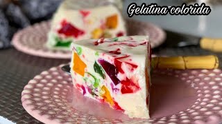 Receita de gelatina colorida [upl. by Orpheus]