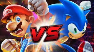 Who wins MARIO vs SONIC in an Animated Death Battle [upl. by Sisely551]