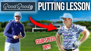 Putting Lesson With GOOD GOOD Member Brad Dalke [upl. by Etnomed]