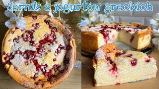 🌸🍰Aksamitny Sernik z Jogurtów Greckich🍰🌸 [upl. by Ideih]