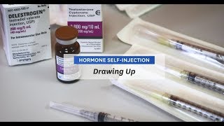 Hormone SelfInjection  Step 1 Drawing Up [upl. by Simonsen]