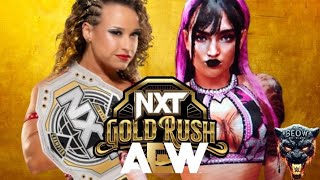 Jordynne Grace vs Tessa Raiden NXT Womens Championship NXT Gold Rush [upl. by Draude]